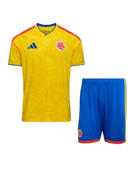 Billige Fotballdrakt Colombia Replika Hjemmedraktsett Barn VM 2026 Kortermet (med bukser)